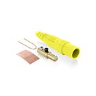 Leviton 16D21-UY Pb Yellow Male Detachable Plug Taper Nose