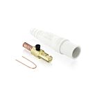 Leviton 16D25-UW Pb White Male Detachable Plug Taper Nose #2-1