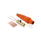 Leviton 16D29-UO Pb Orange Female Detachable Plug Taper Nose