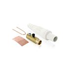 Leviton 16D32-UW 400A 600V White Plug