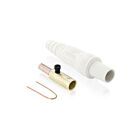 Leviton 16D34-UW Pb White Female Detachable Plug Taper Nose