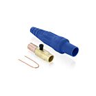 Leviton 16D37-UB Pb Blue Female Detachable Plug Taper Nose
