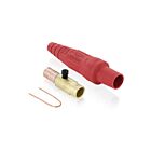 Leviton 16D37-UR Pb Red Female Detachable Plug Taper Nose