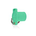 Leviton 16P22-UG Pb Green Female Protective Cap Taper Nose