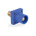 Leviton 16R19-UB Pb Blue Male Panel Receptacle 1/2 Tapped Terminal