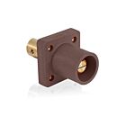 Leviton 16R19-UH Male 16 Series Receptacle Brown