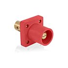 Leviton 16R19-UR Pb Red Male Panel Receptacle 1/2 Tapped Terminal