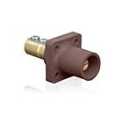 Leviton 16R21-UH 400A 600V Brown Receptacle