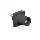 Leviton 16R23-1UE 16 Series Male Black Receptacle