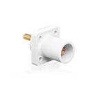 Leviton 16R23-1UW 16 Series Male White Receptacle