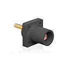 Leviton 16R23-4UE 400A 600V Black Receptacle