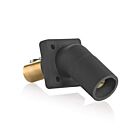 Leviton 16R27-UE 400A 600V Black Receptacle