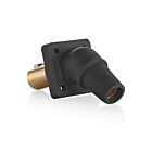 Leviton 16R28-UE 400A 600V Black Receptacle