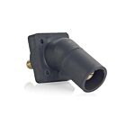 Leviton 16R29-UE 400A 600V Black Receptacle