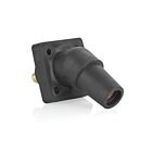 Leviton 16R30-UE 400A 600V Black Receptacle