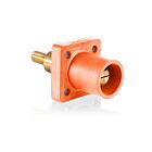Leviton 16R31-XO Orange Male Receptacle Extended Shoulder Sp 600V