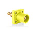 Leviton 16R31-XY Yellow Male Receptacle Extended Shoulder Sp 600V