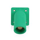 Leviton 16R35-1G Green 16 Series Male Receptacle