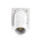 Leviton 16R35-1W White 16 Series Male Receptacle