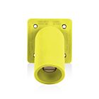 Leviton 16R35-1Y Yellow 16 Series Male Receptacle
