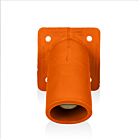 Leviton 16R35-O Orange 16 Series Male Receptacle