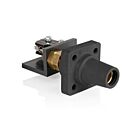 Leviton 16RSW-UE 400A 600V Black Receptacle