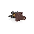 Leviton 16RSW-UH Brown Female Panel Conn Tapnose Thrd Stud Microsw