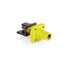 Leviton 16RSW-UY Yellow Female Panel Conn Tapnose Thrd Stud Microsw