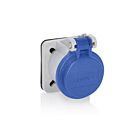 Leviton 16S31-UB 16 Series Flip Lid Blue