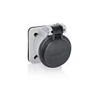 Leviton 16S31-UE 16 Series Flip Lid Black