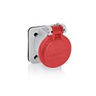 Leviton 16S31-UR 16 Series Flip Lid Red