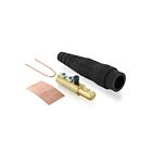 Leviton 18D22-UE 18 Series Male Plug Black