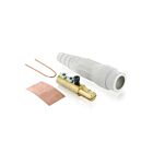 Leviton 18D22-UW Pb White Male Detachable Plug Ball Nose