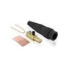 Leviton 18D23-UE Pb Black Male Detachable Plug Ball Nose 1/0-4/0