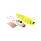 Leviton 18D33-UY Pb Yellow Female Detachable Plug Ball Nose 1/0-4/0
