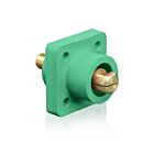 Leviton 18R21-UG Pb Green Male Panel Receptacle Ball Nose W/Stud .75"