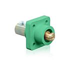 Leviton 18R23-UG 18 Series Male Green Receptacle