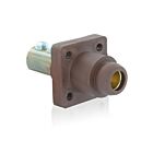 Leviton 18R24-UH 400A Brown Receptacle