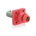 Leviton 18R24-UR Red Female Panel Receptacle Ball Nose 1/0 4/0