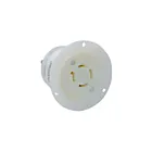 Leviton lev-2426 White Locking Receptacle
