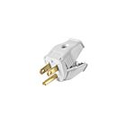 Leviton 3W101-WH 3-Wire Grounding Replacement Plug