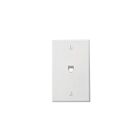 Leviton 40238-W White 6-Terminal Flush Mount Jack