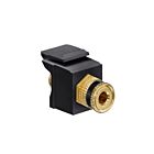 Leviton 40833-BEE Black/Black Straight Bind Post