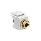 Leviton 40837-BWE Banana Jack Quickport Coupler