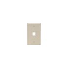 Leviton 41080-1IP Ivory Single Gang Quickport Wallplate