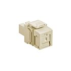 Leviton 41085-MIC Ivory Multimode Simplex Adapter