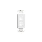 Leviton 41642-W Quickport Decora Insert