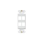 Leviton 41644-W Quickport Decora Insert