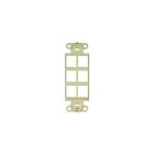 Leviton 41646-i Ivory Multimedia Insert