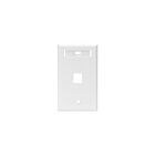 Leviton 42080-1WS Single-Gang Quickport Wallplate